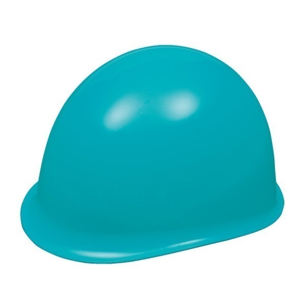 ポリカーボネート製 飛来・落下物用 耐電ヘルメット(ブルーグリーン)