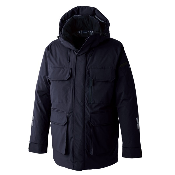 リフレクティブファイバーダウンコート(ブラック-S)