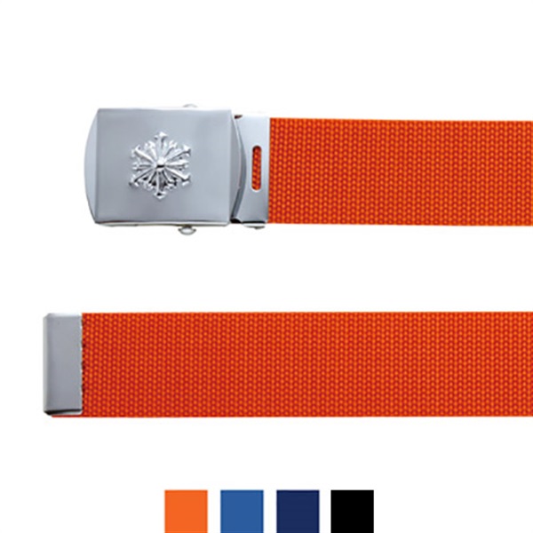 ローラー式バックルベルト 署マーク【120cm】