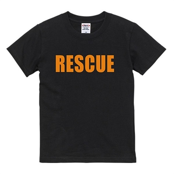 【セール】消防 コットンキッズTシャツ RESCUE
