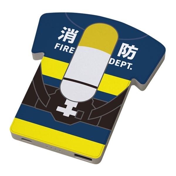 消防防火衣モバイルバッテリー　ネイビー