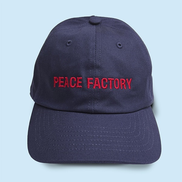 Peace Factory PEACE FACTORY ベースボールキャップ(ネイビー)