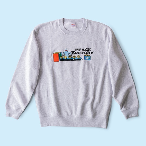 Peace Factory 竹内俊太郎 "Production"スウェット