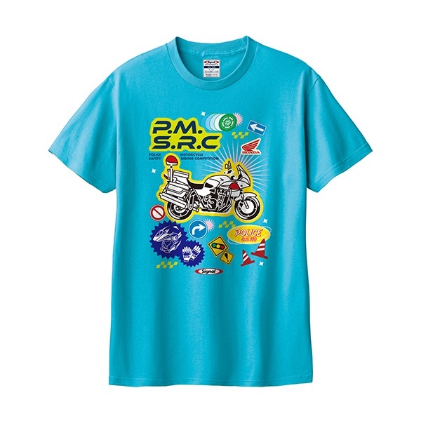 全国白バイ大会記念 P.M.S.R.C.キッズTシャツ(130)
